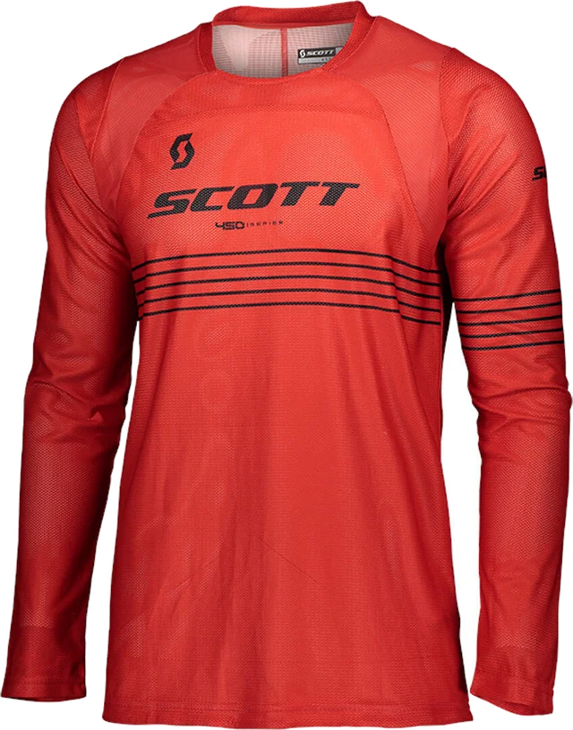 Scott JERSEY 450 ANGLED, red/black