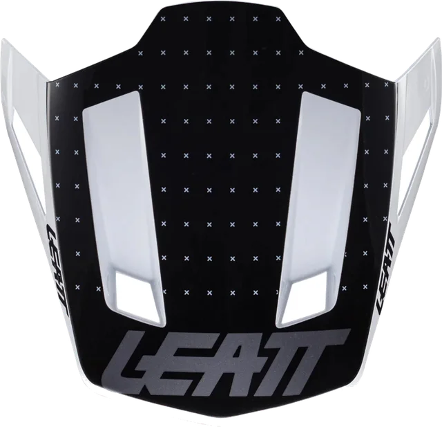Leatt Moto 8.5 Cross Helmet Peak, black/white
