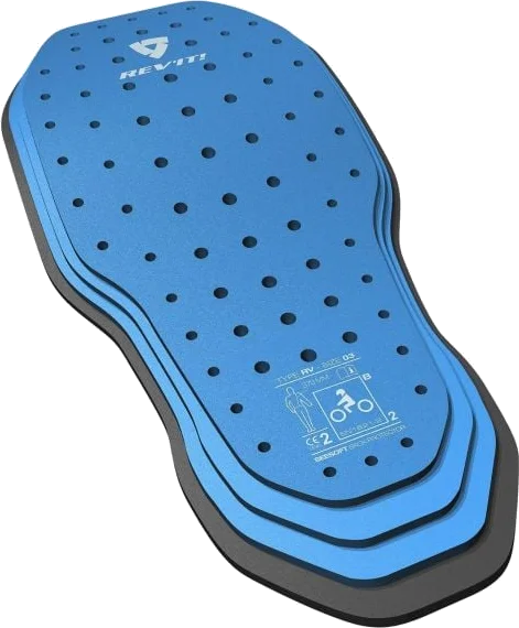 REV'IT! Revit Seesoft RV Back Protector, Blue/Black