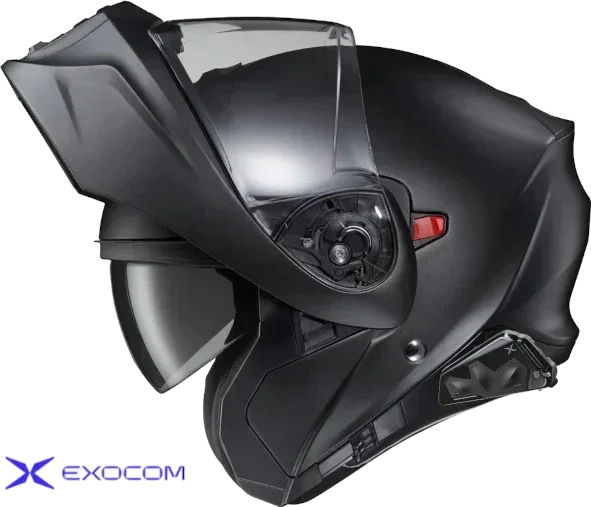 Scorpion EXO-GT-930 EXO-Com Link-1 Bluetooth Helmet Matte Black