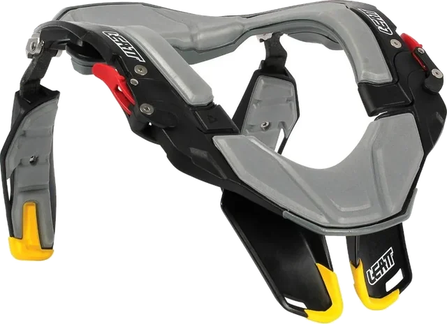 Leatt Neck Brace STX Road, Black/Grey/Yellow