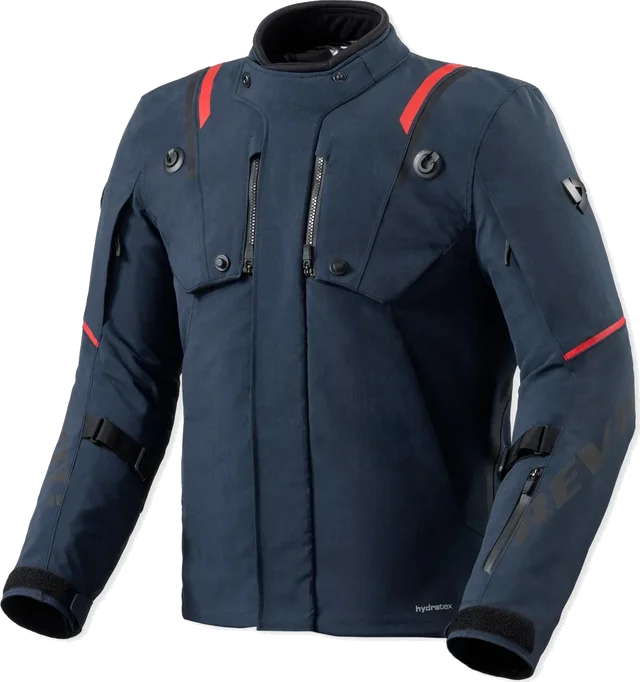 REV'IT! Revit Fractal H2O waterproof Motorcycle Textile Jacket, dark blue