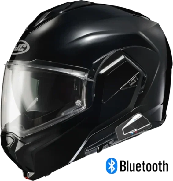 HJC i100 Modular Bluetooth Helmet Gloss Black
