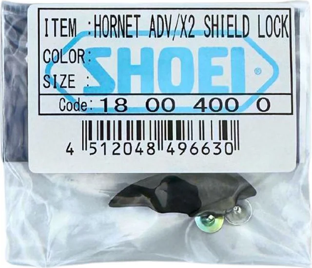 Shoei Shield Lock Black For Hornet ADV Helmets