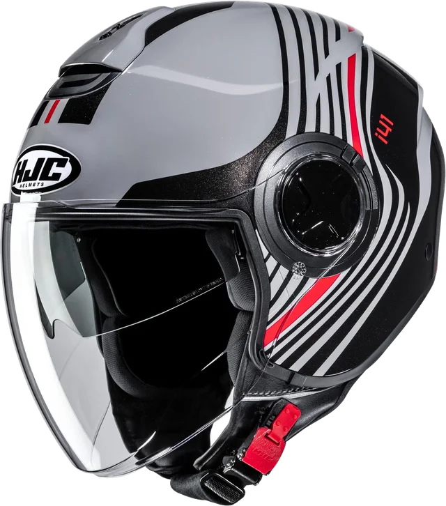Hjc I41 Varo Helmet Grey Red, black/grey/red