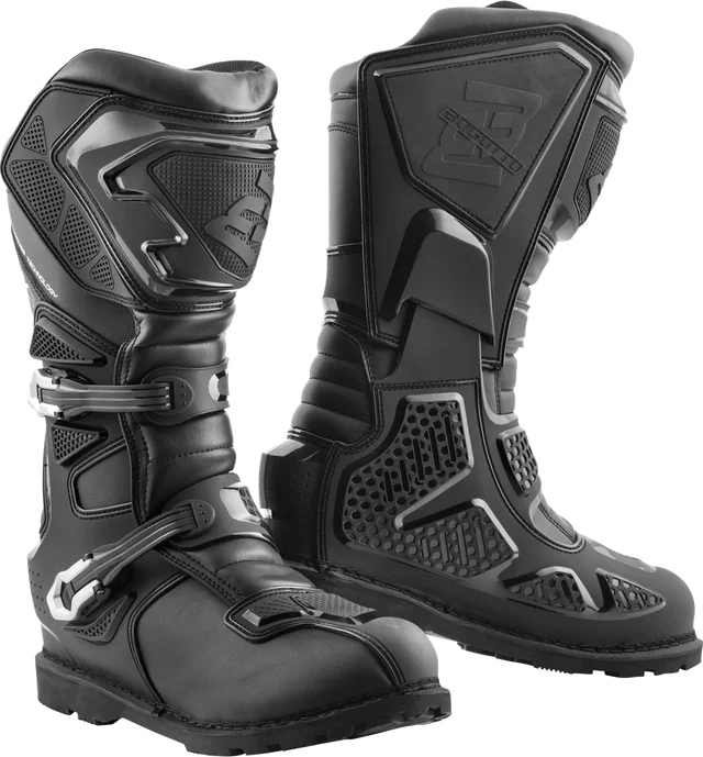 Bogotto RMX3 Waterproof Black Grey Enduro / Motocross Boots, black