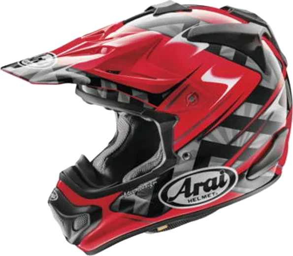 Arai VX-Pro4 Scoop Helmet, Red/Black