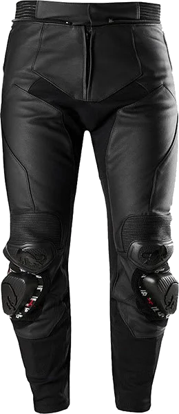 Furygan Bolt Leather Trousers - Black, Black