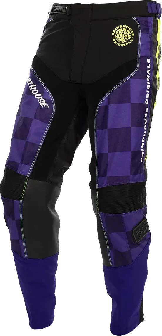 Fasthouse Grindhouse Grimm Pant - FH Purple/Black, fh purple black