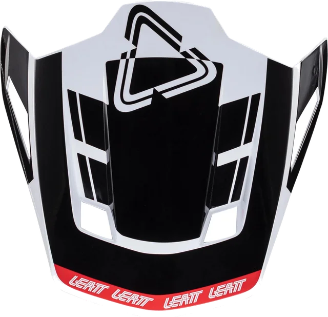 Leatt Moto 7.5 Tricolor Helmet Peak, black/white