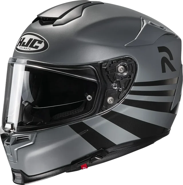 HJC Rpha70 Helmet Stipe MC5SF Black/Grey Matt