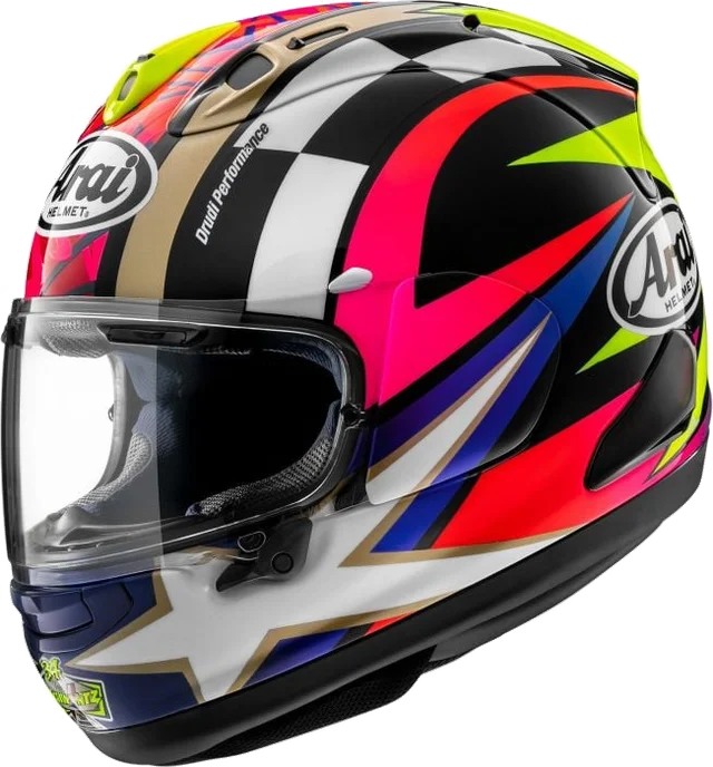 Arai Corsair-X Full-Face Helmet - Schwantz 30th Anniversary, Red