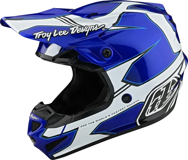 Troy Lee Designs SE4 Polyacrylite MIPS Matrix MX Helmet (Closeout)