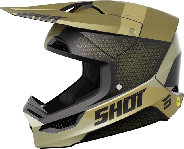 Shot Race Ridge Motocross Helmet, Sand Matt