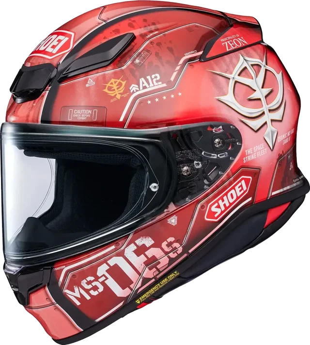 Shoei NXR2 MS-06S Char's Zaku 2 TC1 Red