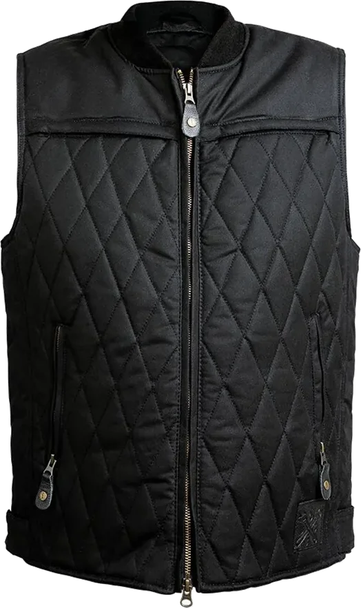 John doe Lowrider Wax Vest, Black