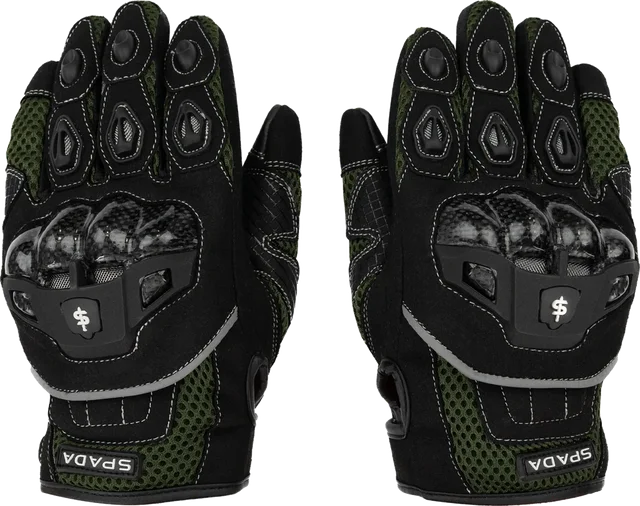 Spada MX-Air Rev.2 Olive Green Motorcycle Gloves, Olive Green