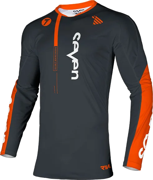 Seven MX Rival Rift Jersey, Charcoal