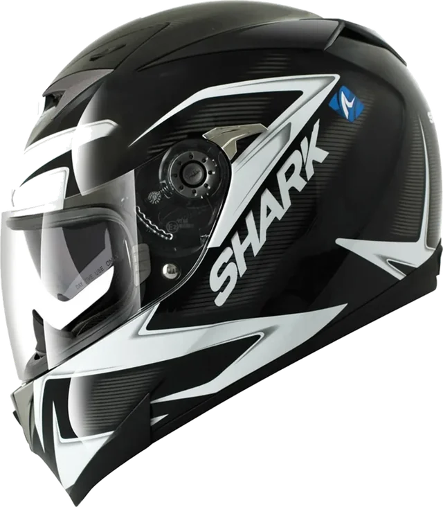 Shark S700-S Helmet Creed Black/White Gloss