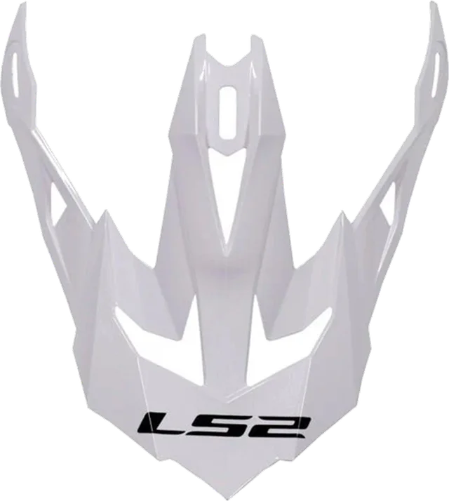 LS2 Subverter Evo Peak Solid Helmet Accessories, gloss white