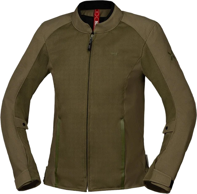 IXS Oxy-Air Mesh Ladies Olive Textile Motorcycle Jacket, Olive