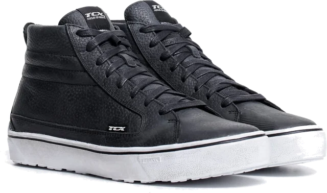 TCX Street 3 2023 S26 waterproof Ladies Motorcycle Shoes, black/white