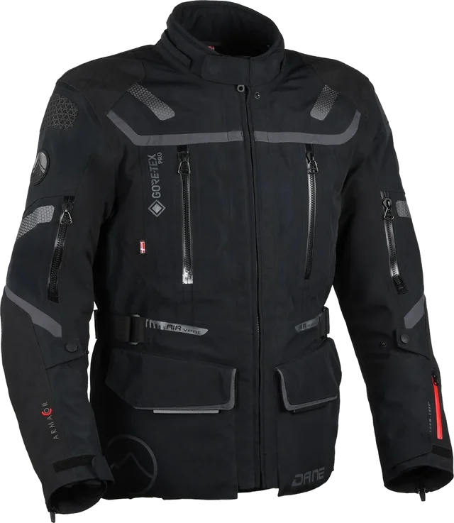 DANE Nimbus 3 Gore-Tex Pro waterproof Motorcycle Jacket, black