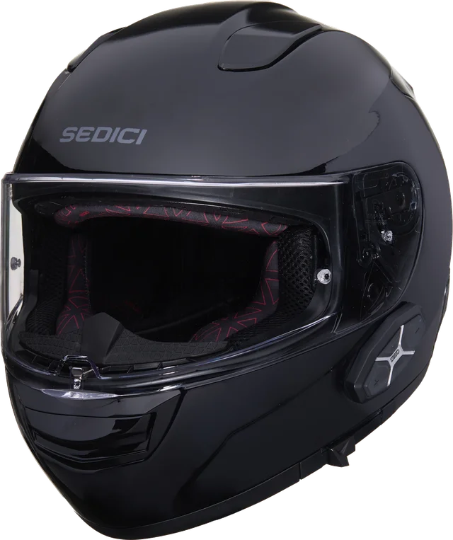 SEDICI Strada 3 Parlare Bluetooth Helmet, Matte Black