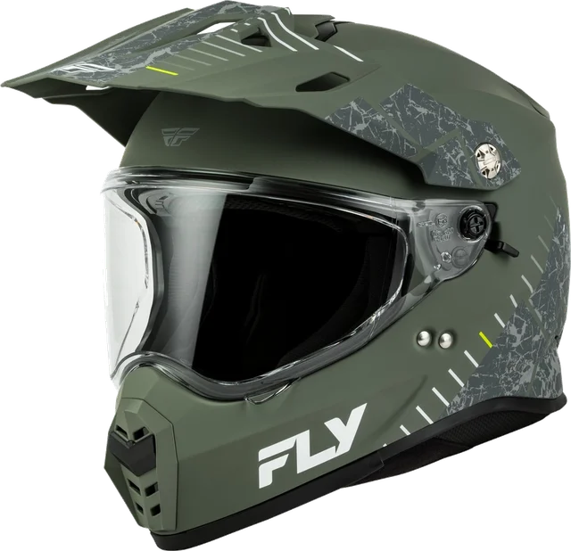 Fly Racing Trekker Granite Helmet, Black/Grey