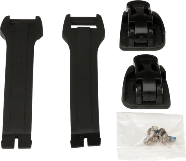 Moose Racing Kids Strap / Buckle Kit Black