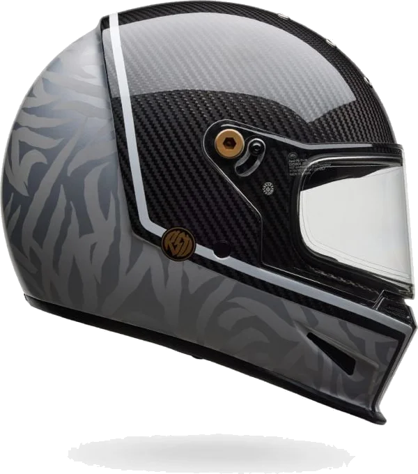 Bell Eliminator Carbon RSD Journey Helmet, Satin/Gloss Black/Grey