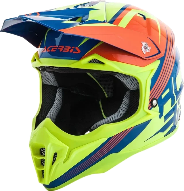 Acerbis Impact 3.0 Helmet Orange/Yellow/Blue