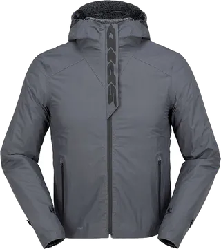 Spidi Rain Hoodie Jacket Grey