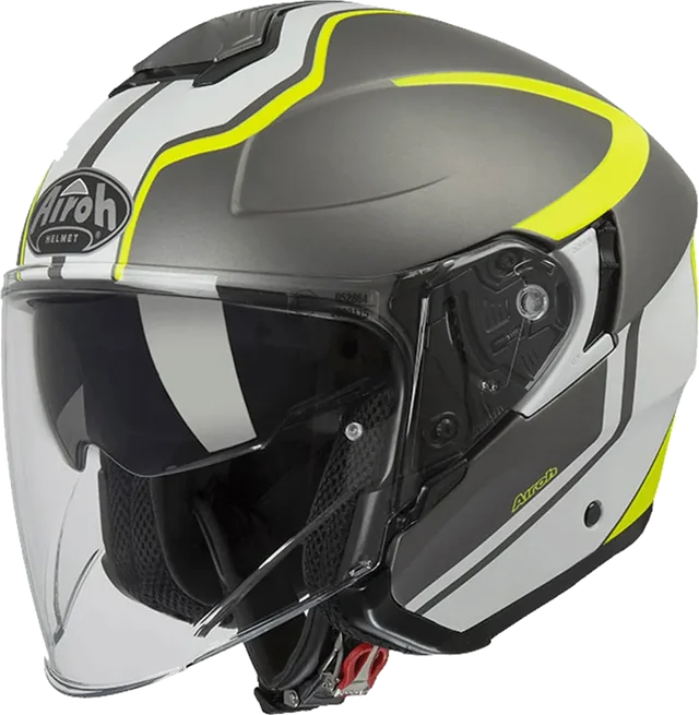 Airoh Hunter Helmet Soul Anthracite/Yellow Matt