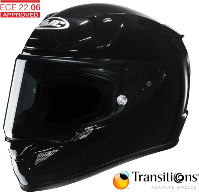 HJC RPHA 12 Helmet Gloss Black Photochromic Shield