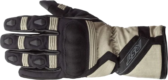 RST X-Raid CE Mens Waterproof Gloves Magnesium Black, Black