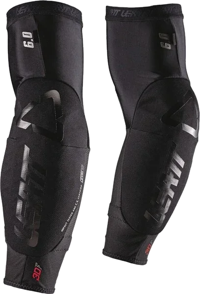 Leatt 3DF 6.0 EVO Elbow Guards, Black