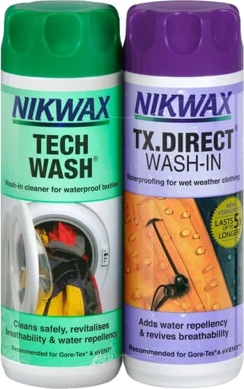 Nikwax TX Direct & Tech Wash 300ml Twin Pack