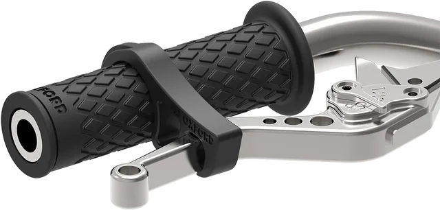 Oxford Clamp-On Brake Lever Clamp, Black