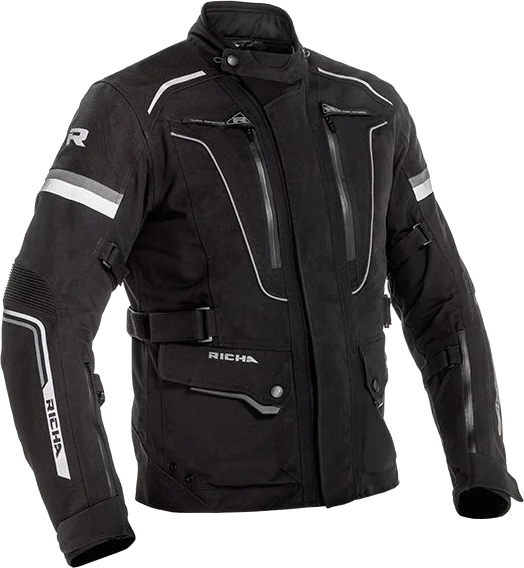Richa Infinity 2 Pro Laminated Ladies Textile Jacket - Black / Black