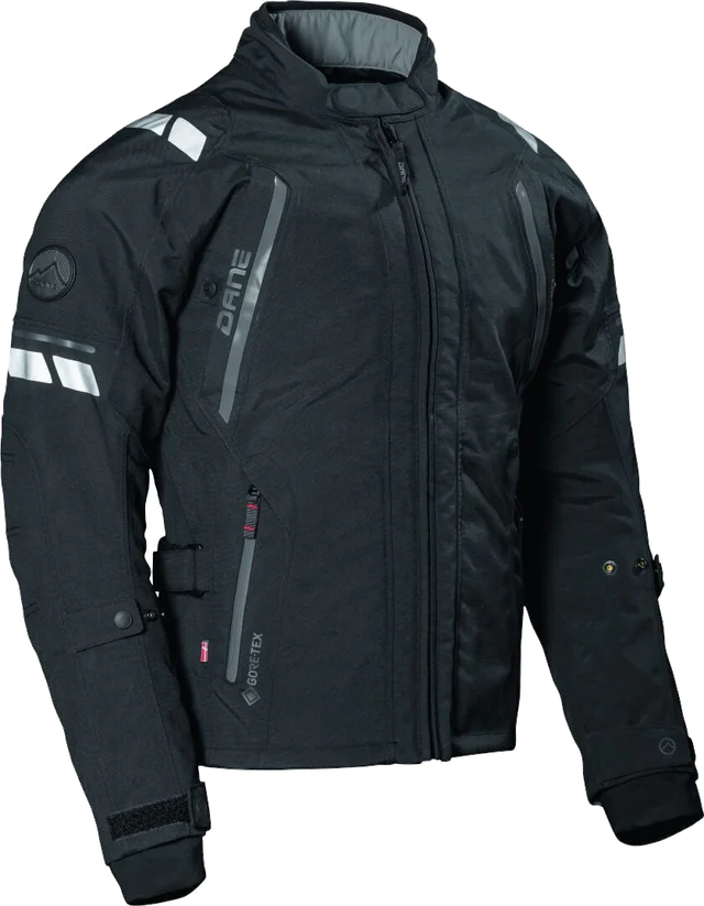 DANE Elling Ladies Black Waterproof Textile Jacket, black
