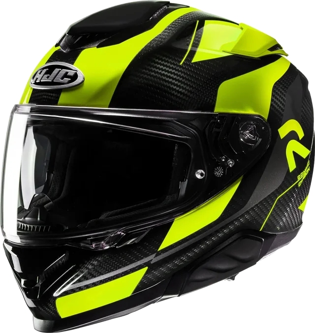 HJC RPHA 71 Full Face Helmet Hamil Carbon MC-3H, Carbon Fluo