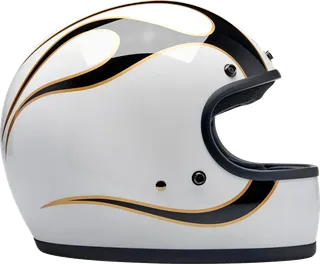 Biltwell Gringo Flames Helmet