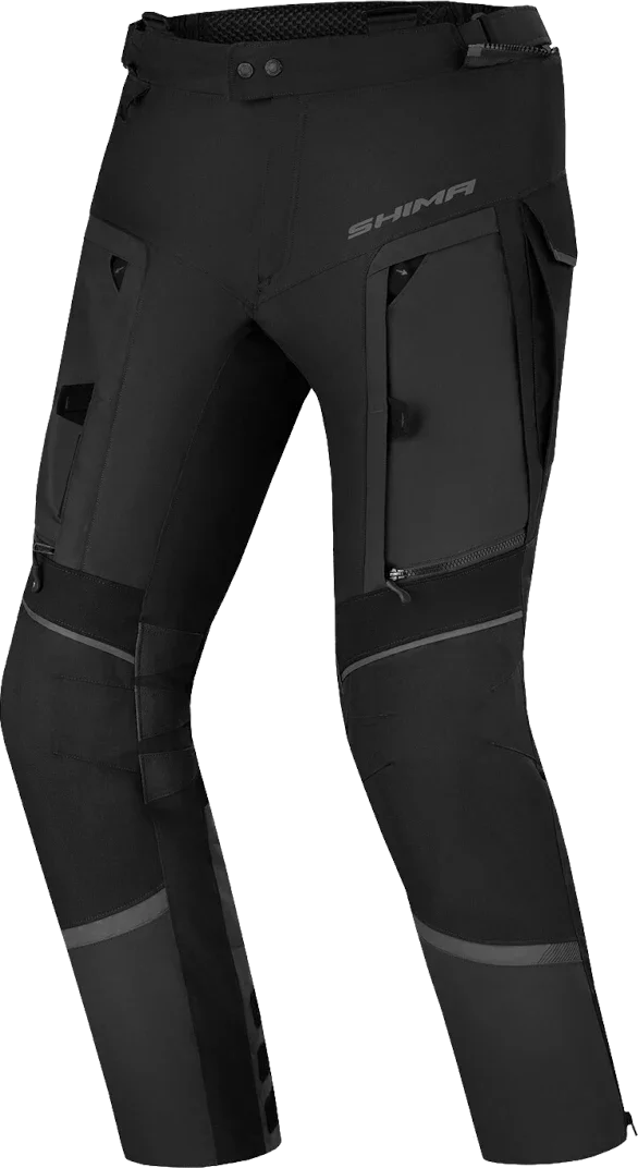 SHIMA Hero 2.0 waterproof Motorcycle Textile Pants, black