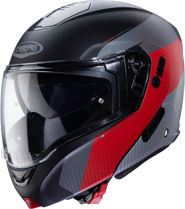Caberg Horus Scout - Matt Black/Red/Anthracite/Silver, matt blk red anthracite silver