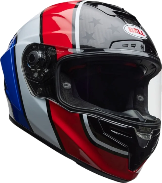 Bell Race Star DLX RSD Old Glory Carbon Helmet, Carbon