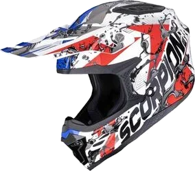 Scorpion Exo SMX-10 - GASOLINE 2027, Bleu/Blanc