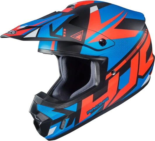 HJC CS-MX II Madax Helmet Black Blue, Matte Red/White/Blue