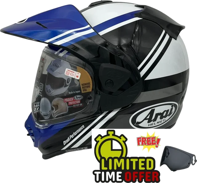 Arai Tour-X5 Cosmic Blue - Free Dark Visor
