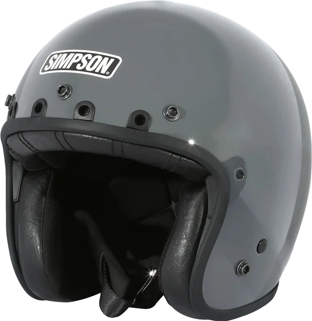 Simpson Chopper Armor Adult Cruiser Helmets, gray